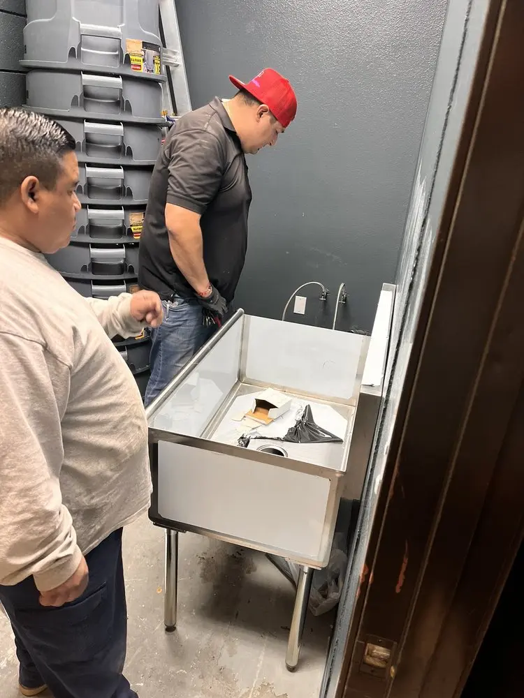 Commercial plumbing and sink installation in South Haven